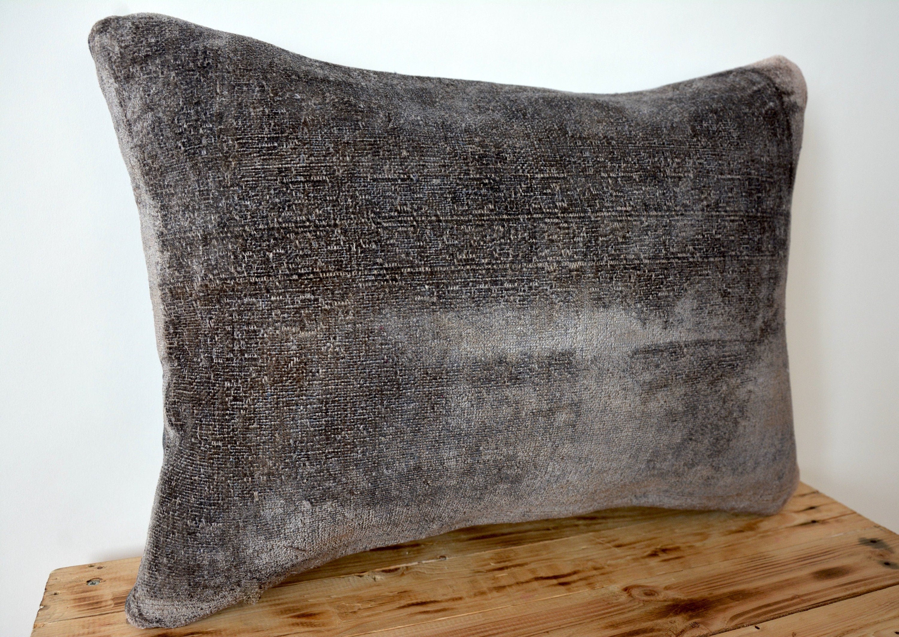 Shira - Gray Bamboo Silk Pillow Cover