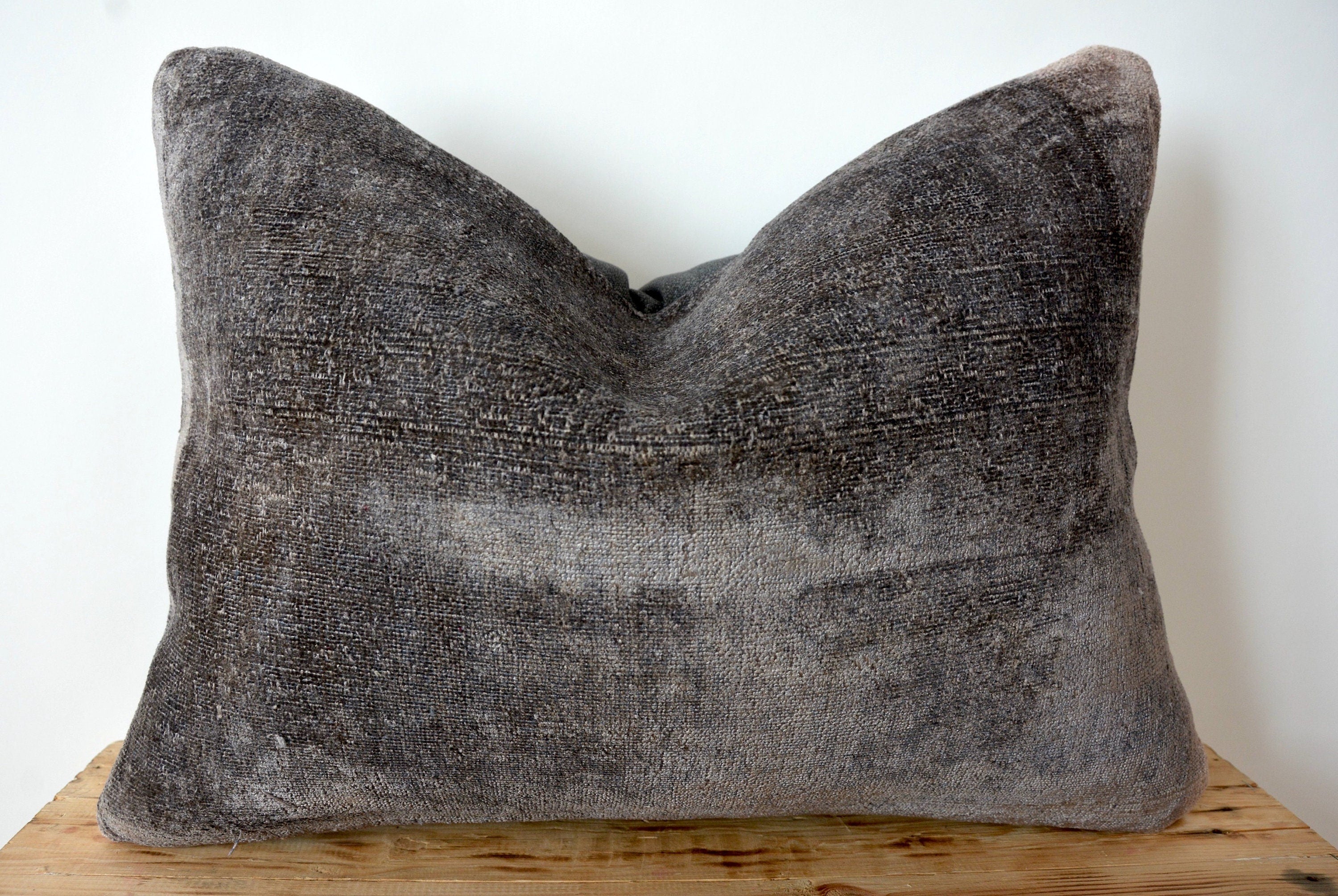 Shira - Gray Bamboo Silk Pillow Cover