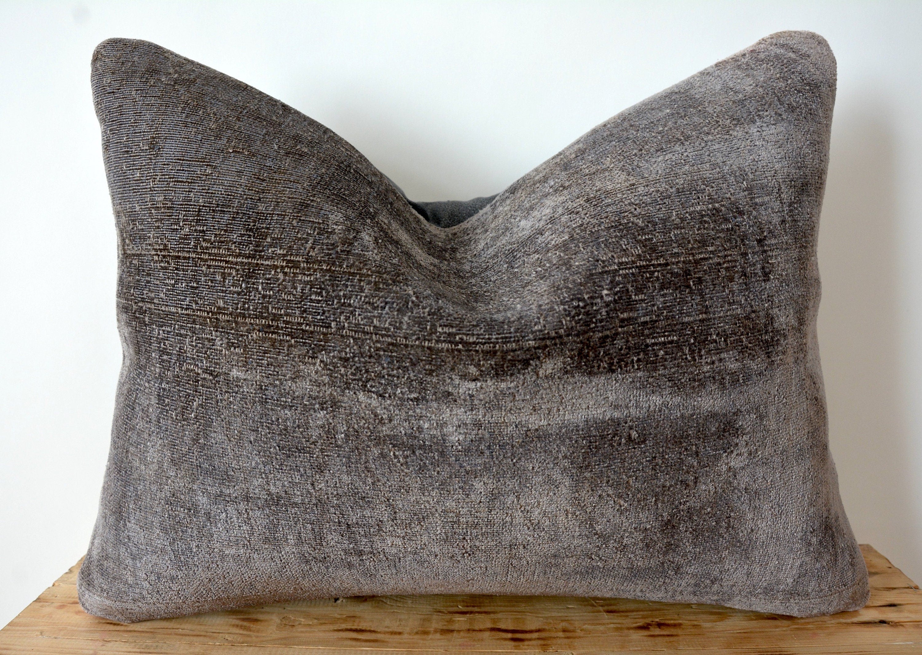 Sena - Gray Bamboo Silk Pillow Cover