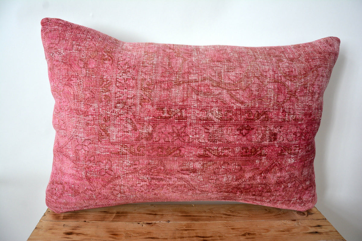 Suki - Pink Bamboo Silk Pillow Cover