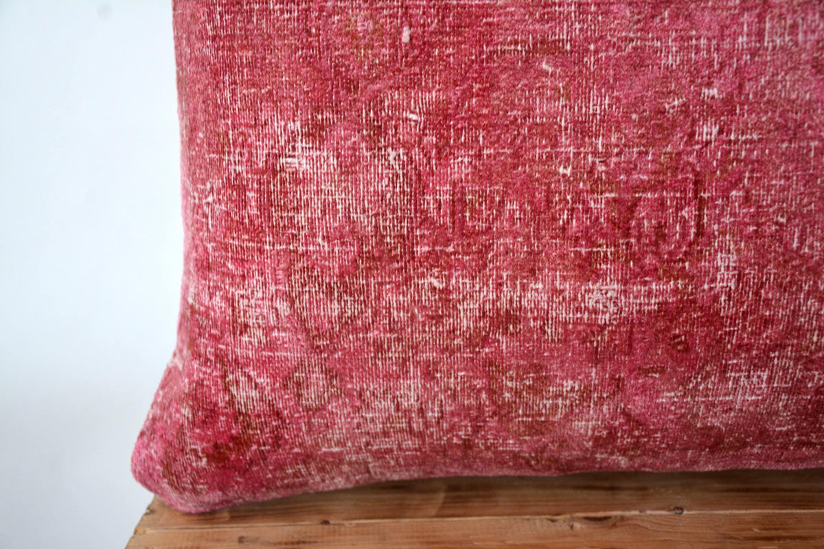 Susie - Pink Bamboo Silk Pillow Cover