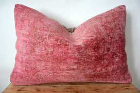 Suki - Pink Bamboo Silk Pillow Cover