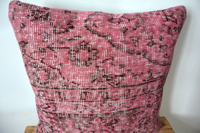 Ubah - Wool Pink Pillow Cover