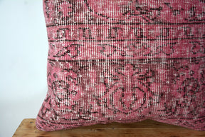 Ubah - Wool Pink Pillow Cover