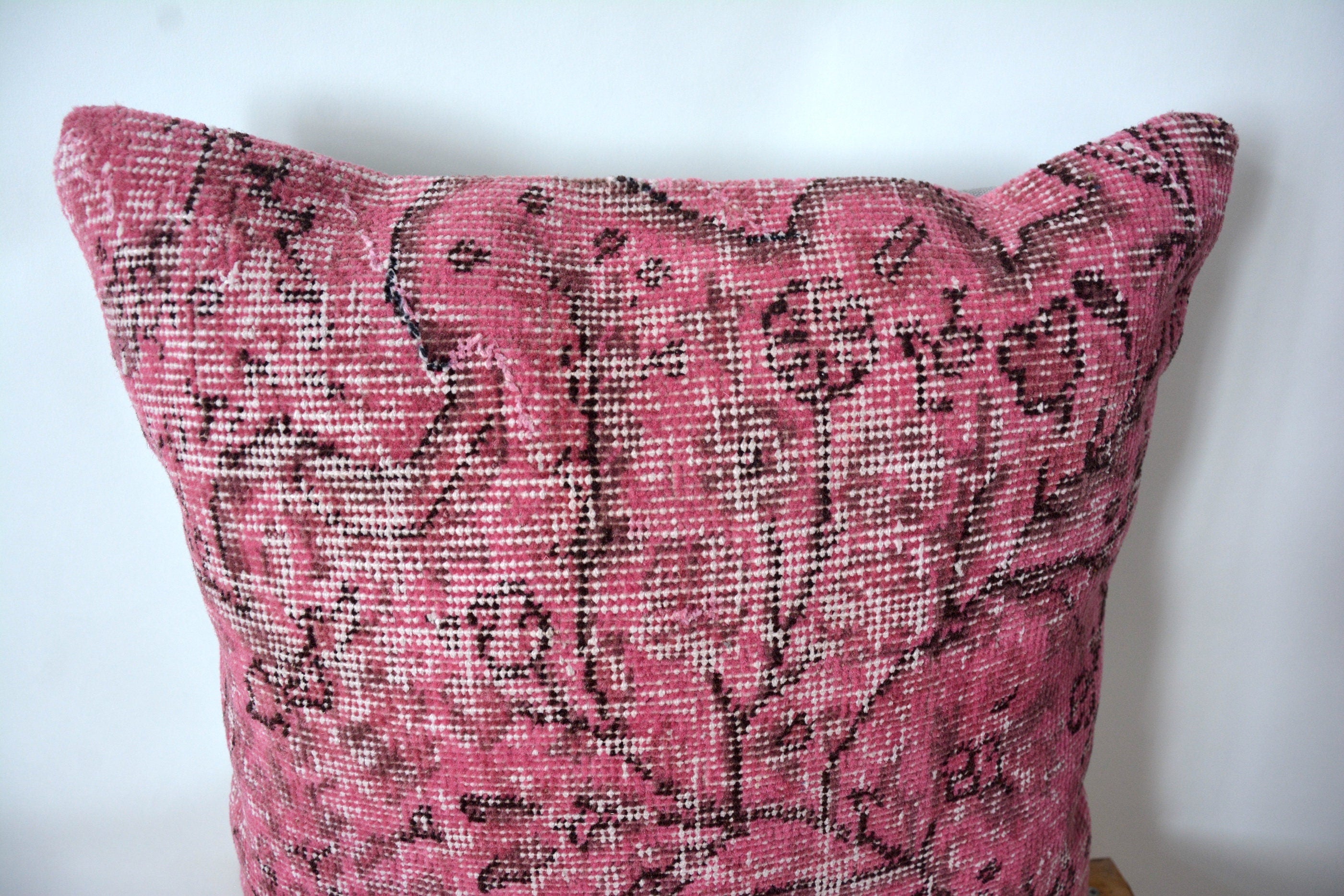 Usagi - Wool Pink Pillow Cover