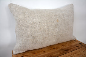 Tonya - White Hemp Pillow Cover