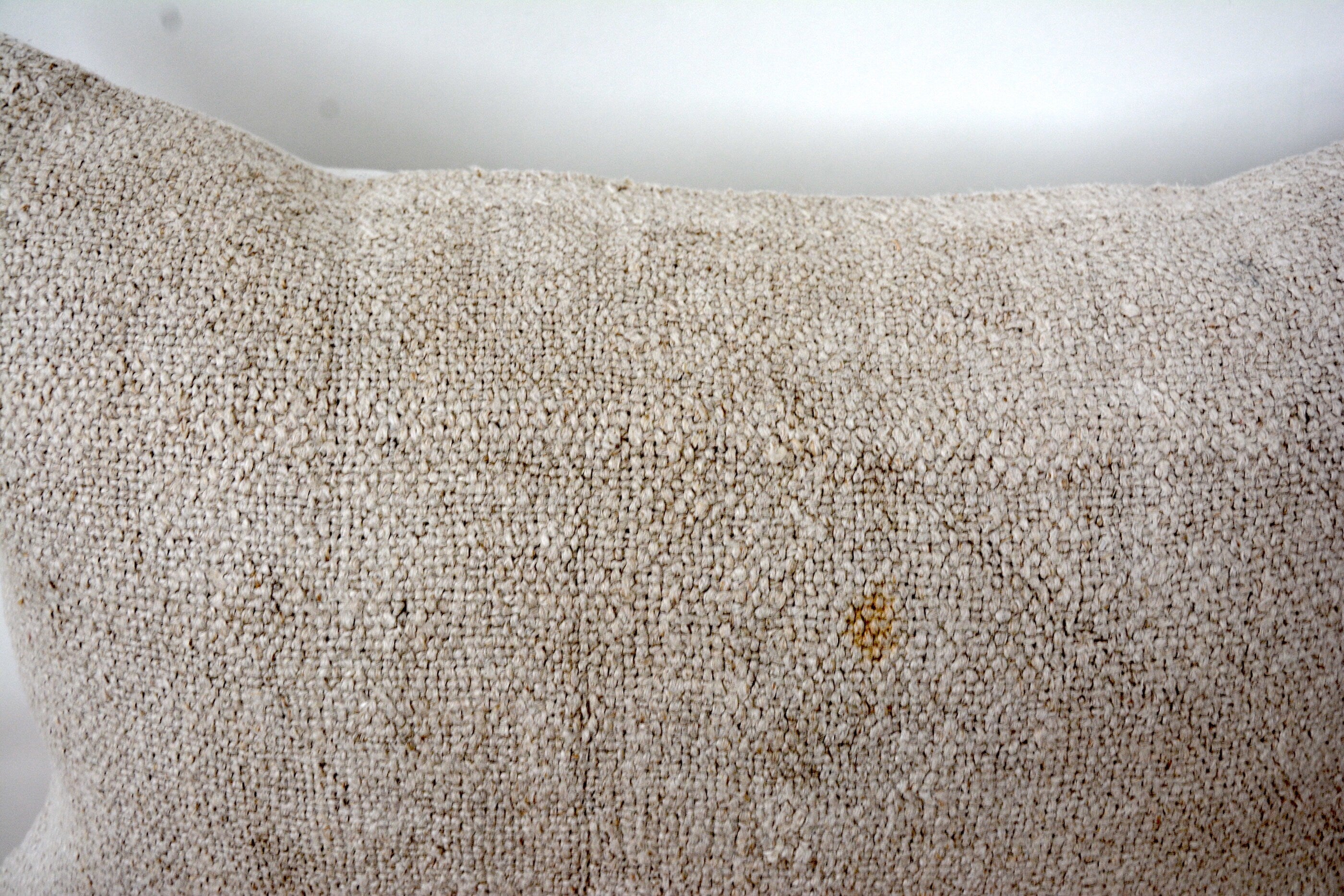 Tonya - White Hemp Pillow Cover