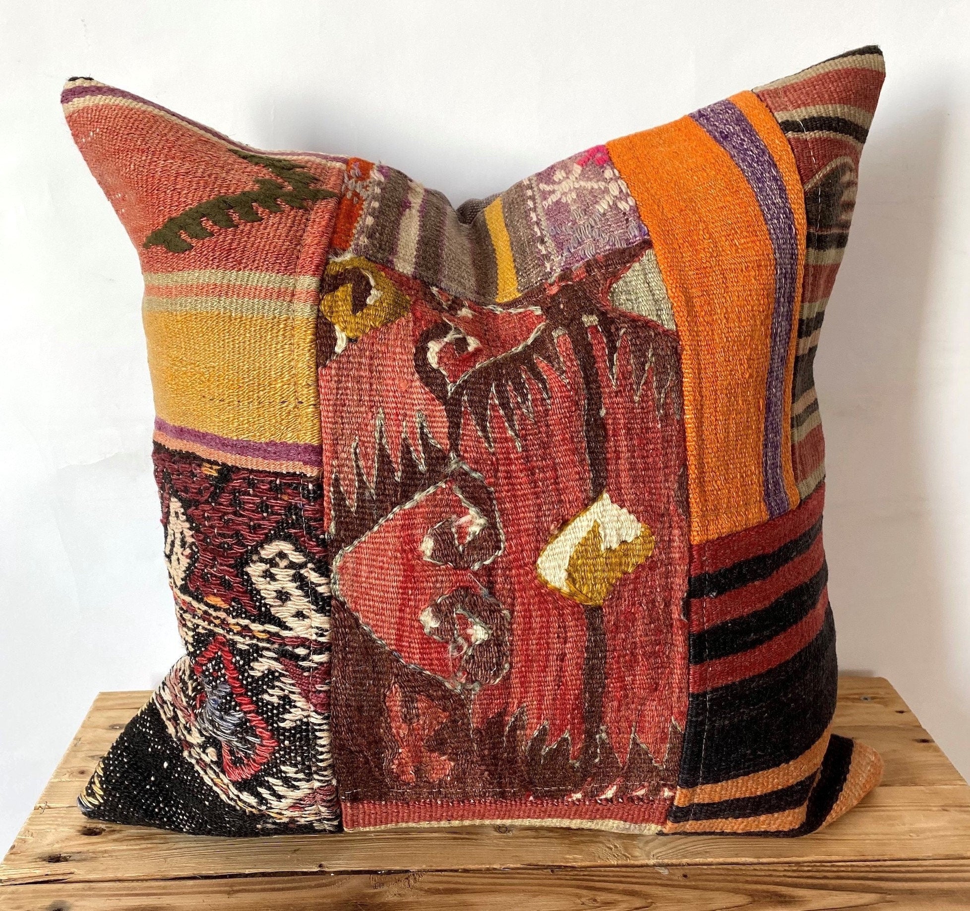 Loriel - Multi Color Kilim Pillow Cover