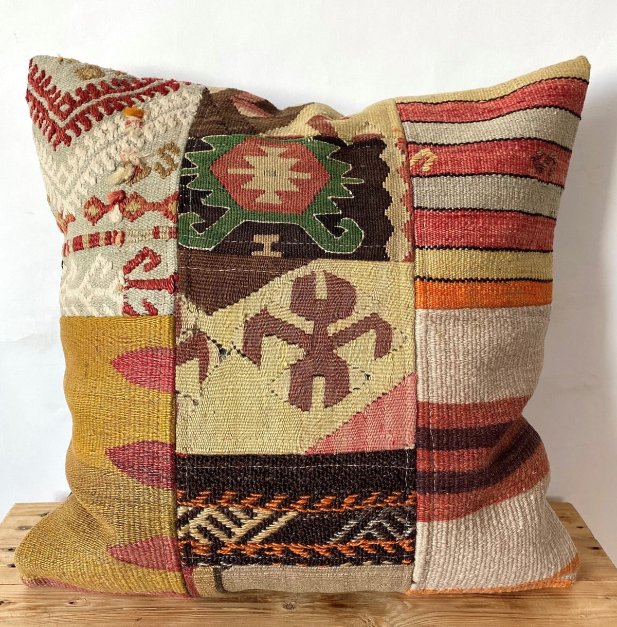 Leviah - Multi Color Kilim Pillow Cover