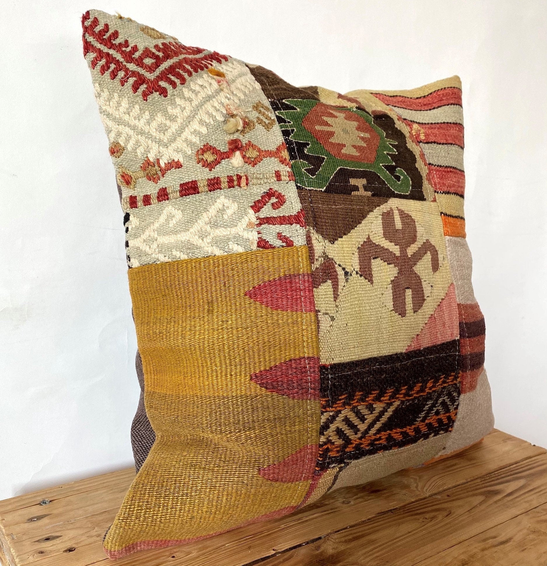 Leviah - Multi Color Kilim Pillow Cover