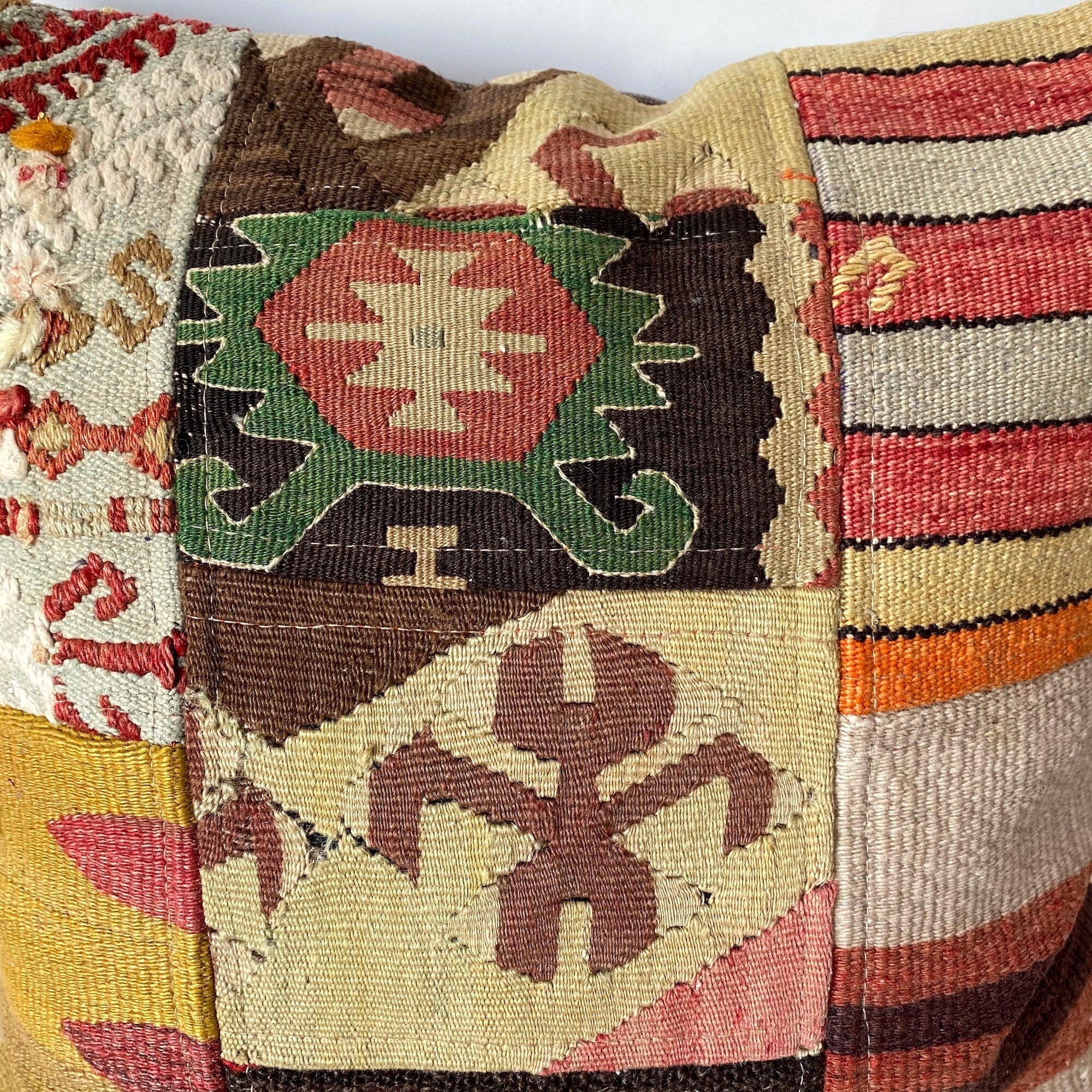 Leviah - Multi Color Kilim Pillow Cover