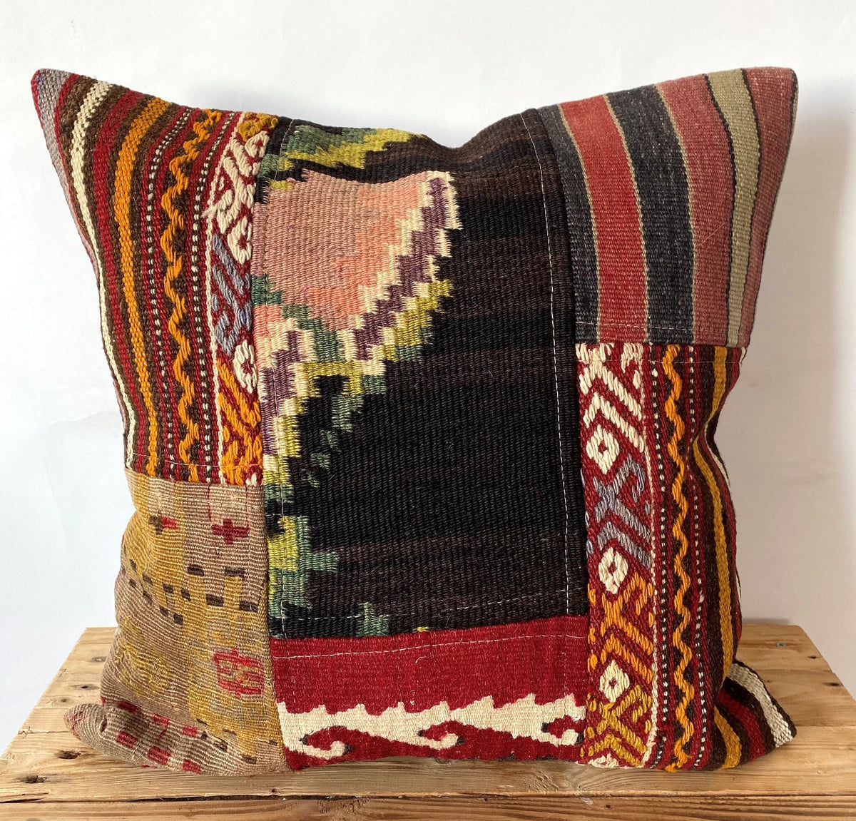 Laina - Multi Color Kilim Pillow Cover