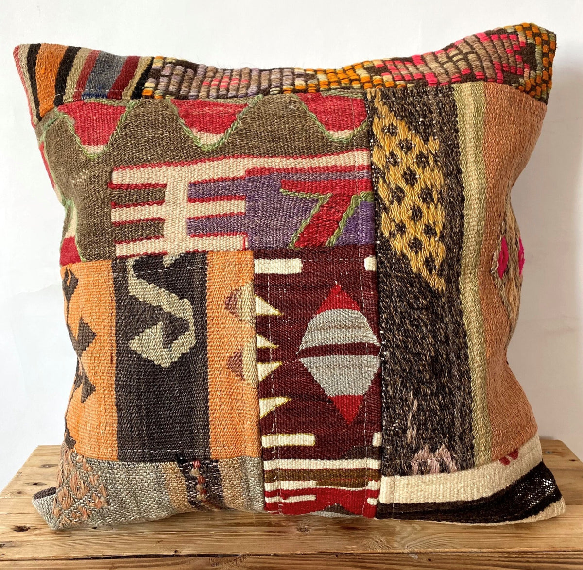 Lillith - Multi Color Kilim Pillow Cover