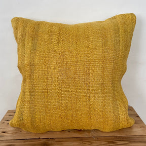 Yavanna - Yellow Hemp Pillow Cover