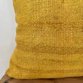 Yarae - Yellow Hemp Pillow Cover