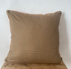 Yanin - Orange Hemp Pillow Cover