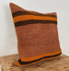 Ysolt - Orange Hemp Pillow Cover