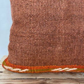 Yonaelle - Orange Hemp Pillow Cover