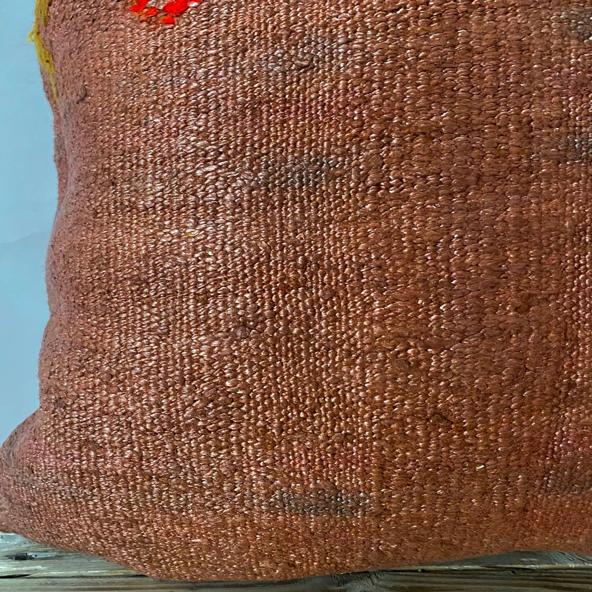 Yulianna - Orange Hemp Pillow Cover