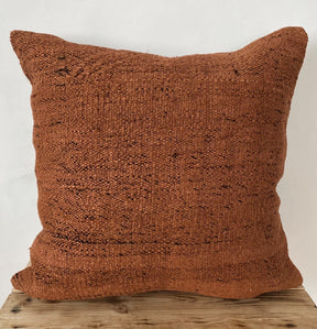 Yelissa - Orange Hemp Pillow Cover