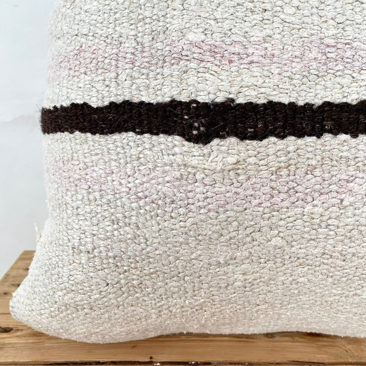 Tierra - White Hemp Pillow Cover