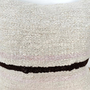 Tierra - White Hemp Pillow Cover