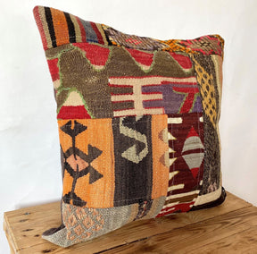 Lillith - Multi Color Kilim Pillow Cover