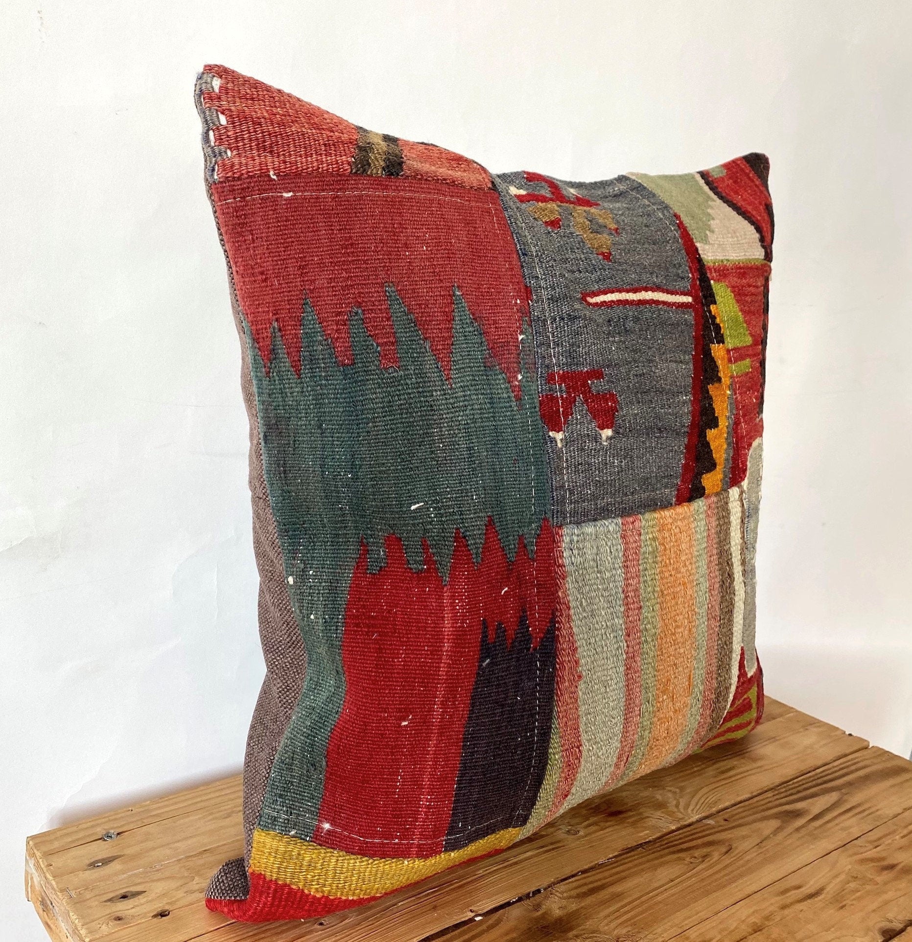 Luned - Multi Color Kilim Pillow Cover