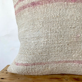 Talitha - White Hemp Pillow Cover