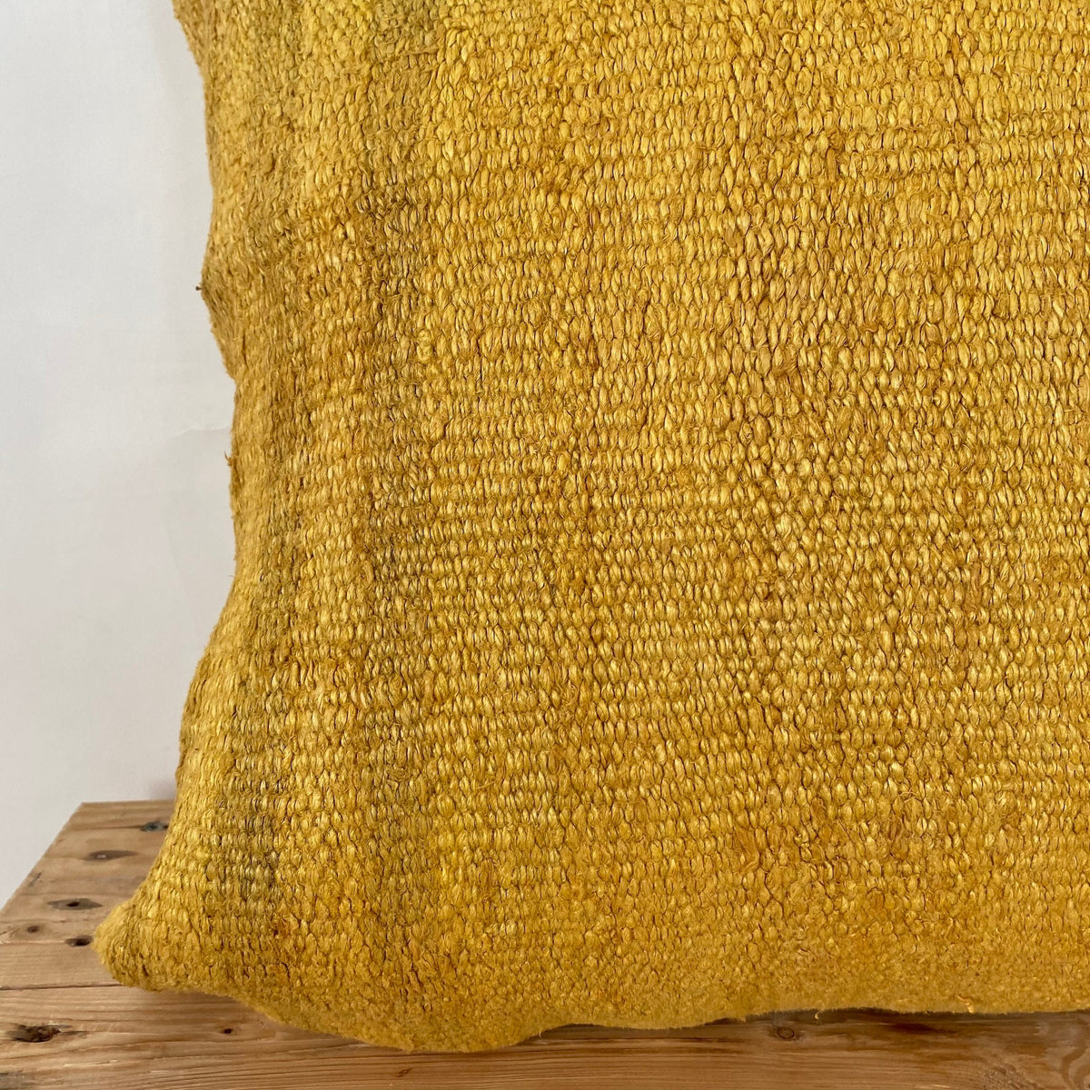 Yavanna - Yellow Hemp Pillow Cover