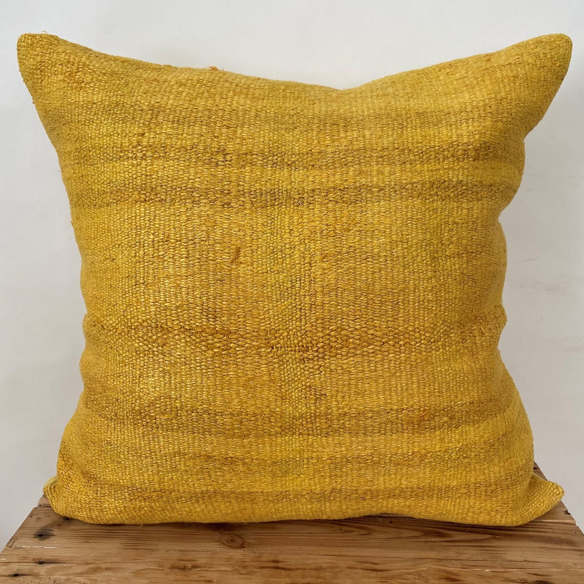 Yarae - Yellow Hemp Pillow Cover