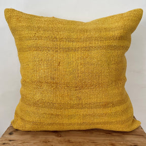 Yarae - Yellow Hemp Pillow Cover