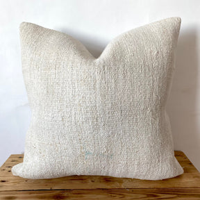 Sydney - White Hemp Pillow Cover