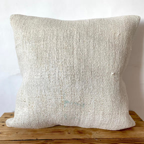 Sydney - White Hemp Pillow Cover