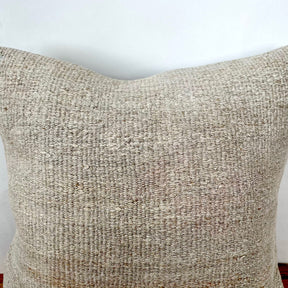 Sabine - White Hemp Pillow Cover