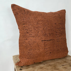 Yocheved - Orange Hemp Pillow Cover