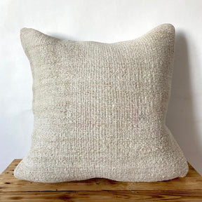 Tabitha - White Hemp Pillow Cover