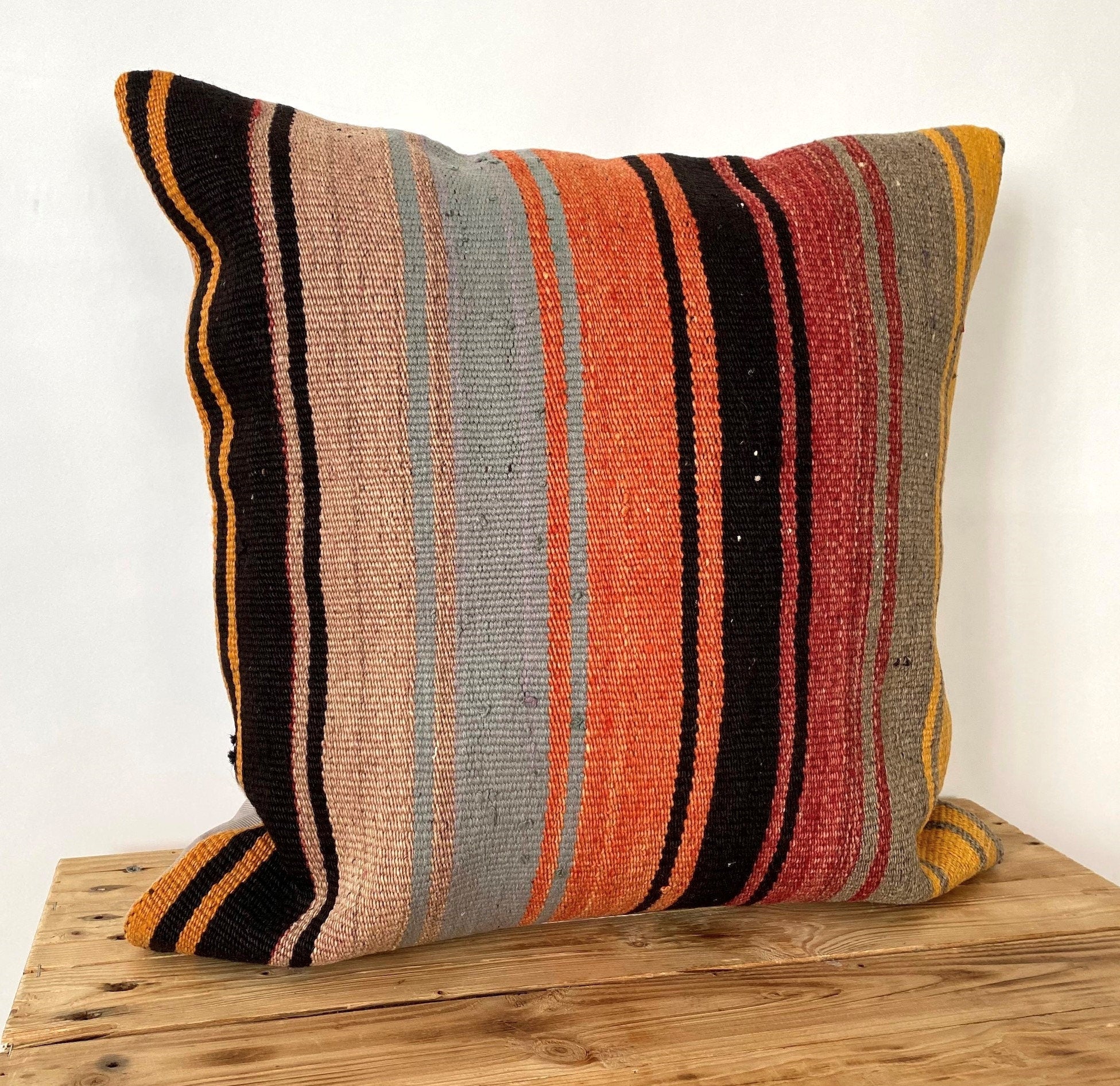 Loralee - Multi Color Kilim Pillow Cover