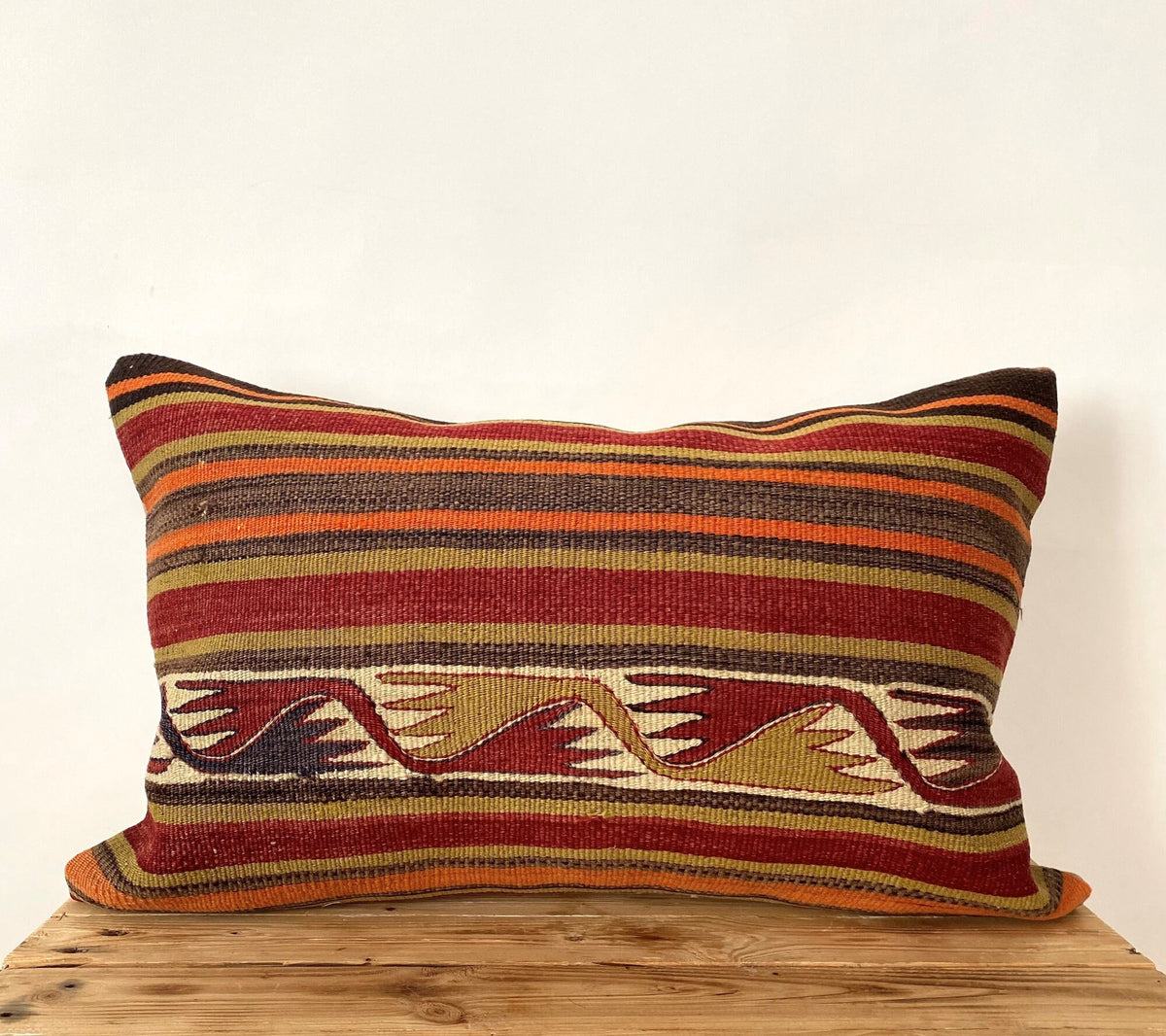 Lyndra - Multi Color Kilim Pillow Cover