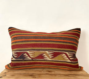 Lyndra - Multi Color Kilim Pillow Cover