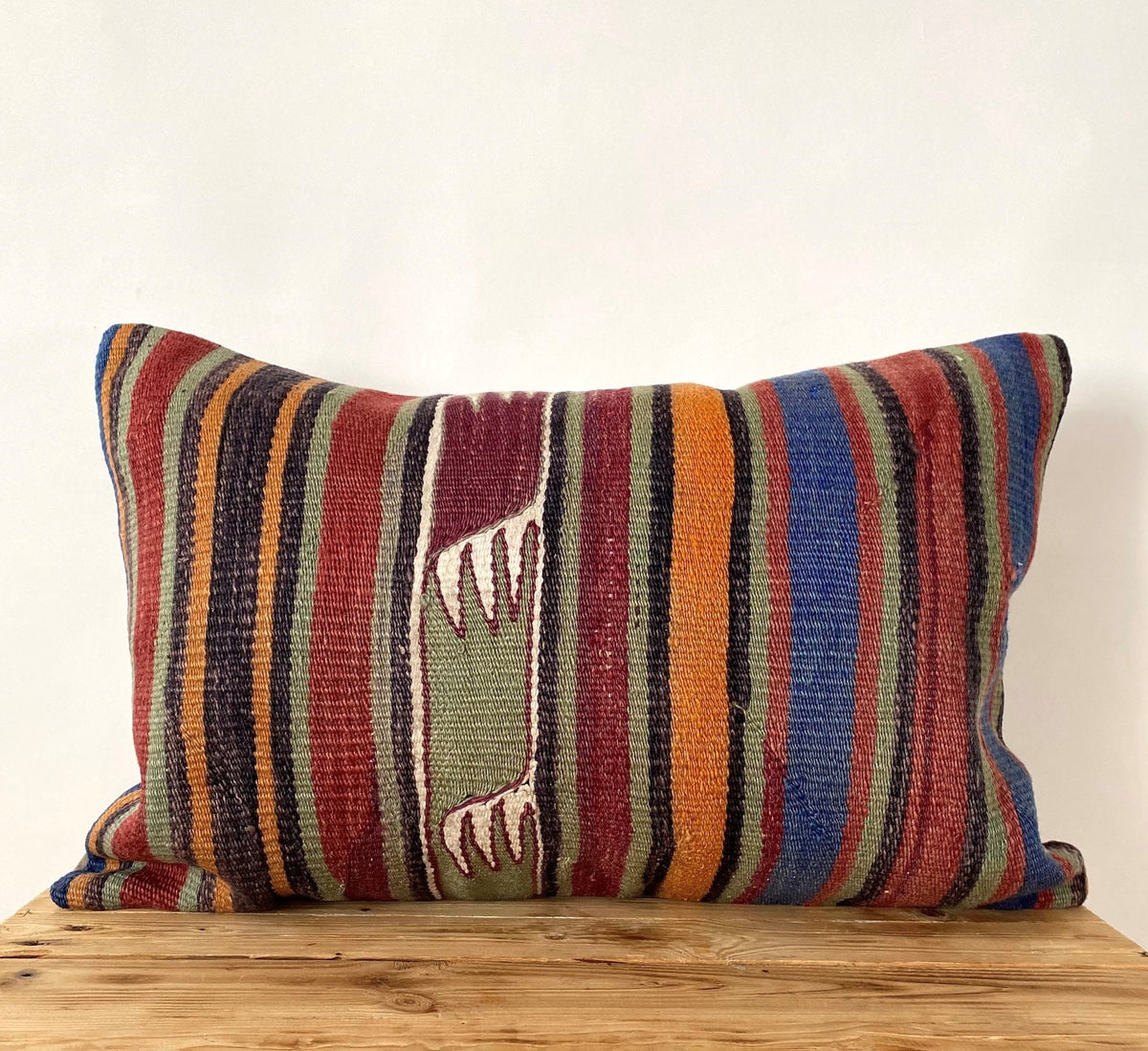 Leva - Multi Color Kilim Pillow Cover