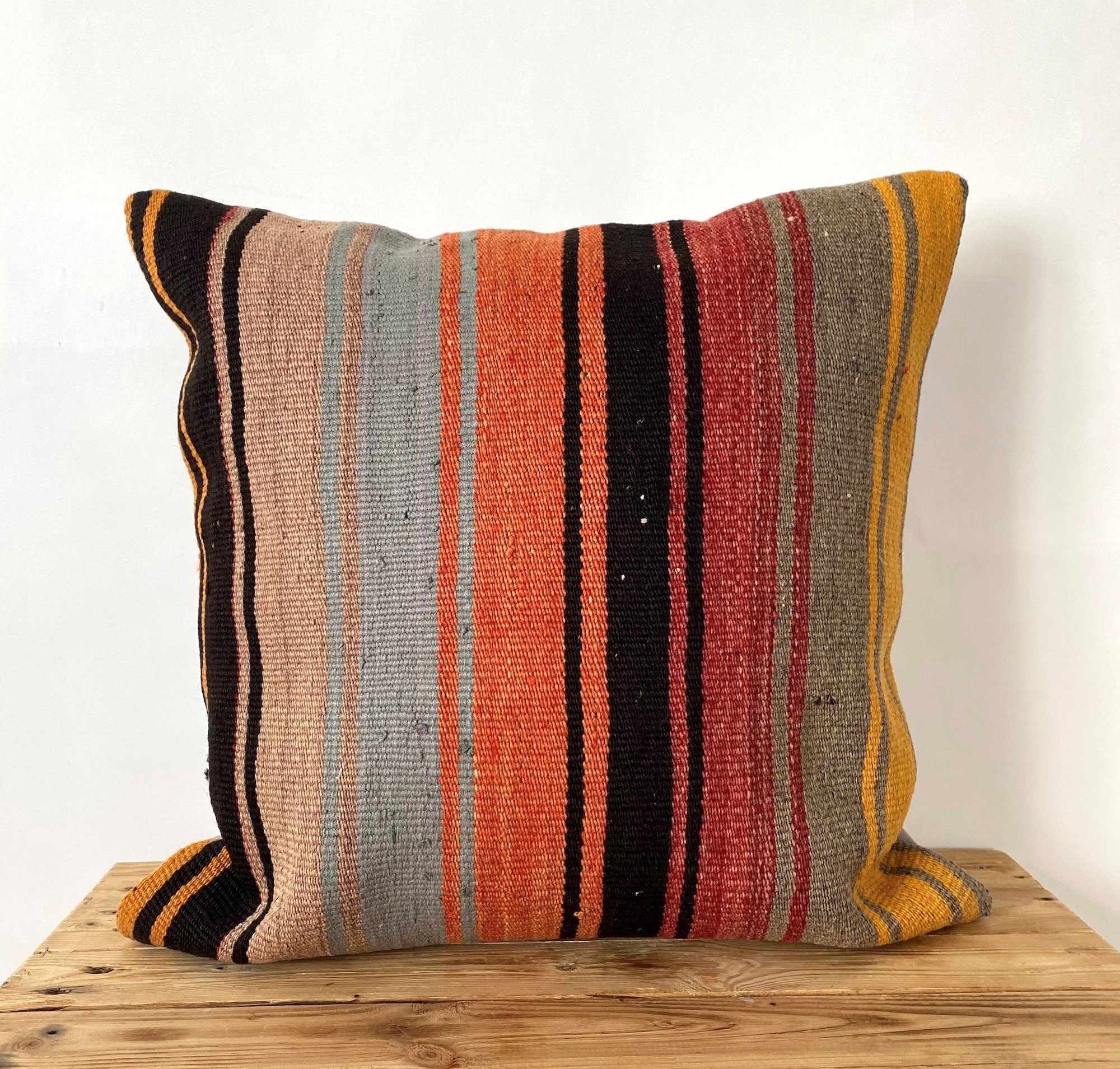 Loralee - Multi Color Kilim Pillow Cover