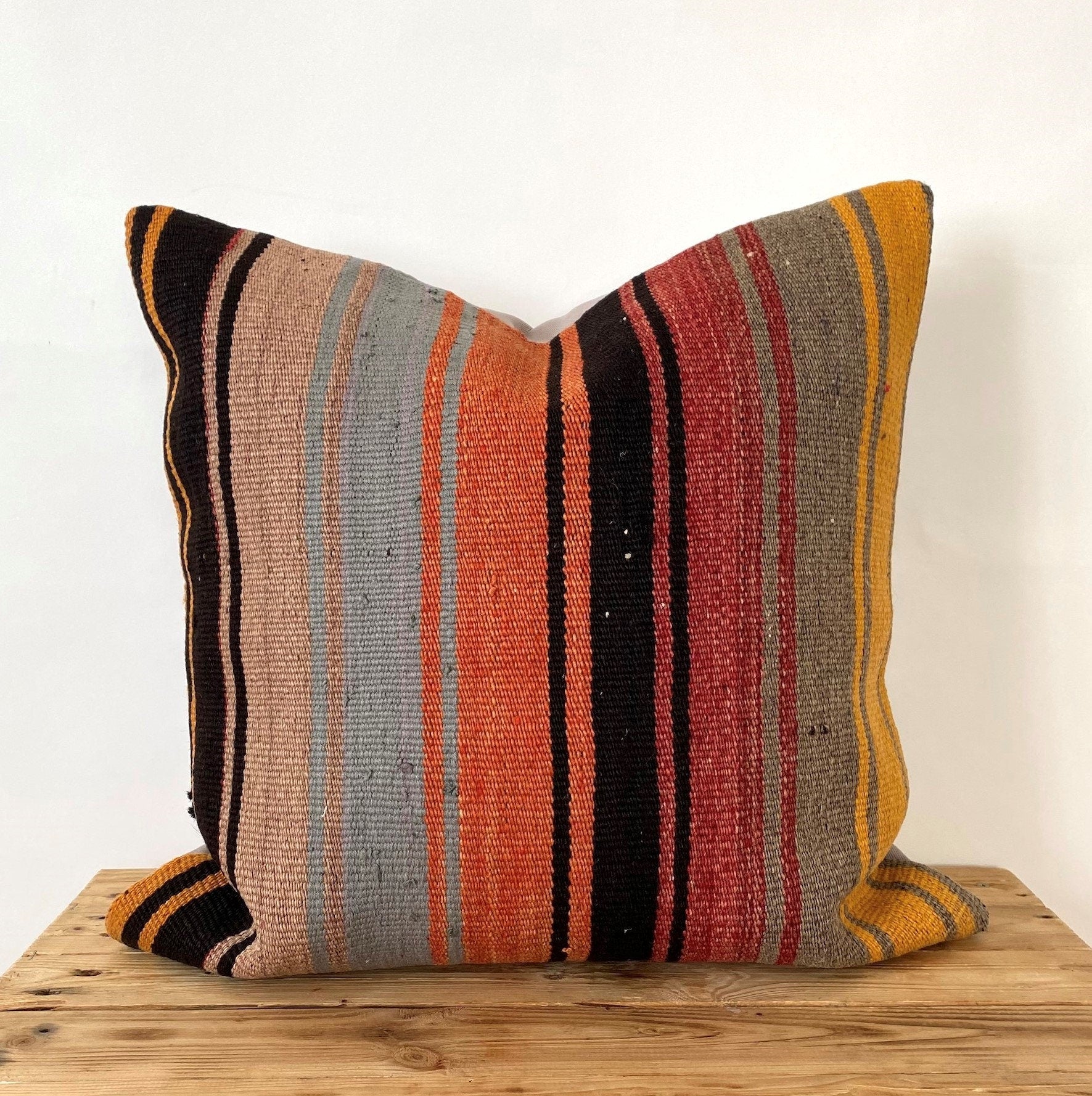 Loralee - Multi Color Kilim Pillow Cover