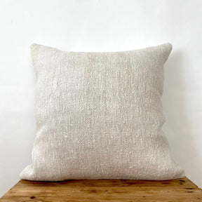 Cosima - White Hemp Pillow Cover