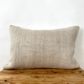 Cadenza - White Hemp Pillow Cover