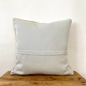 Tawny - White Hemp Pillow Cover