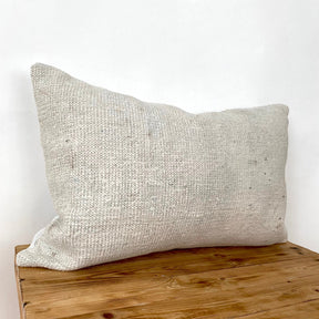 Catriona - White Hemp Pillow Cover