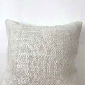 Cerise - White Hemp Pillow Cover