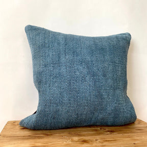 Caprina - Blue Hemp Pillow Cover