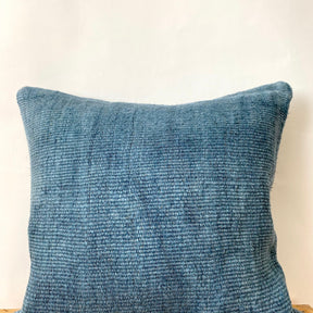 Caprina - Blue Hemp Pillow Cover